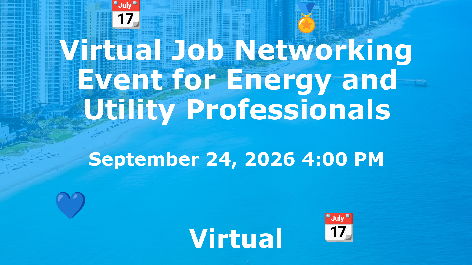 Virtual Job Networking Event for Energy and Utility Professionals event image